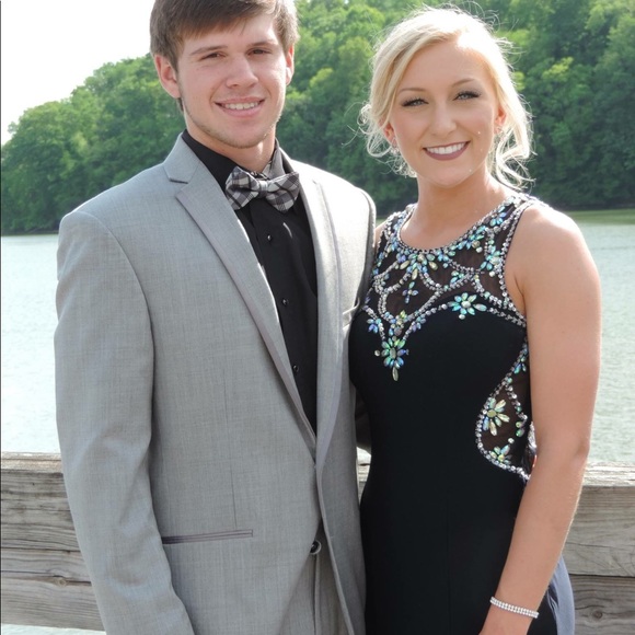 Navy Blue Formal/Prom Dress - Picture 5 of 5